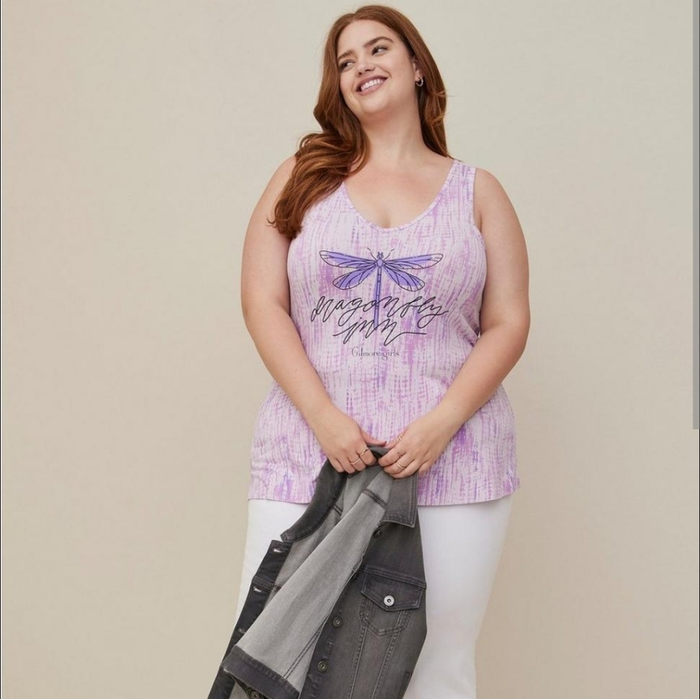 Gilmore Girls "Dragonfly Inn" Purple Women's Tank Top